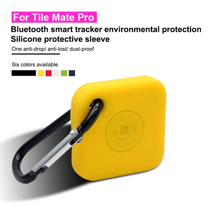 Bluetooth Smart Tracker Silicone Case for Tile Mate Pro(Black Blue)