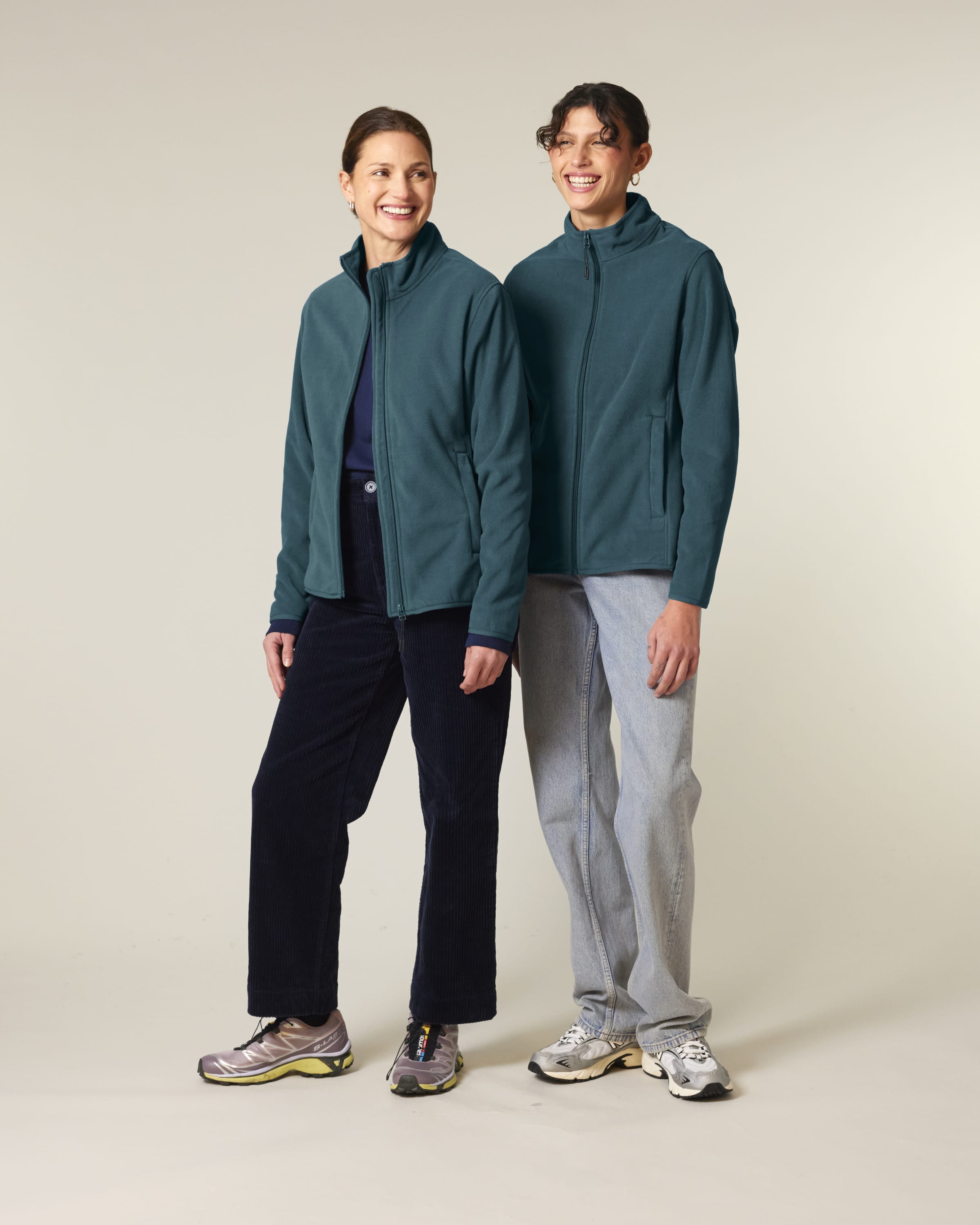 Recycled Polyester Fleece Jacket: Womens
