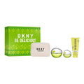 DKNY Be Delicious Gift Set 100ml EDP + 15ml EDP + 100ml Body Lotion + Pouch