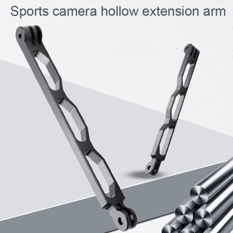 Aluminum Extension Arm for GoPro, Insta360, DJI & Action Cameras (Black)