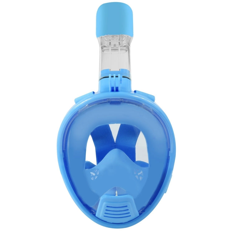 Kids Full Face Snorkel Mask for GoPro, Insta360, DJI & Action Cameras (Blue)