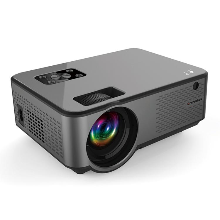 Cheerlux C9 1280x720 720P HD Smart Projector, Support HDMI x 2 / USB x 2 / VGA / AV, C9 (Black Grey), C9 (Black)