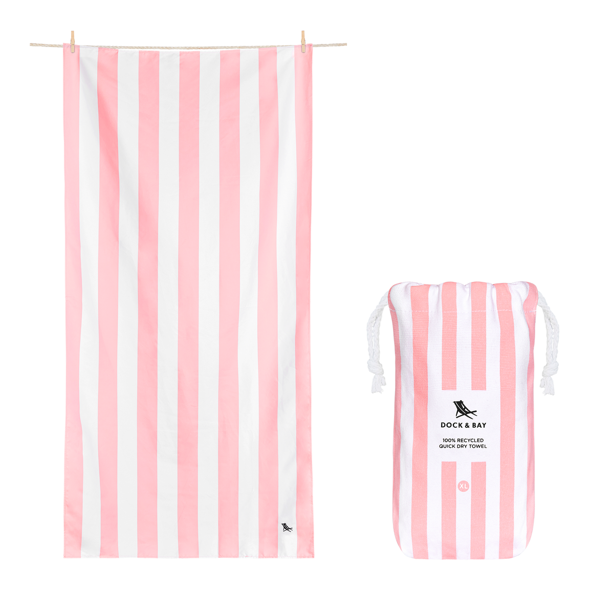 XL Malibu Pink Beach Towel