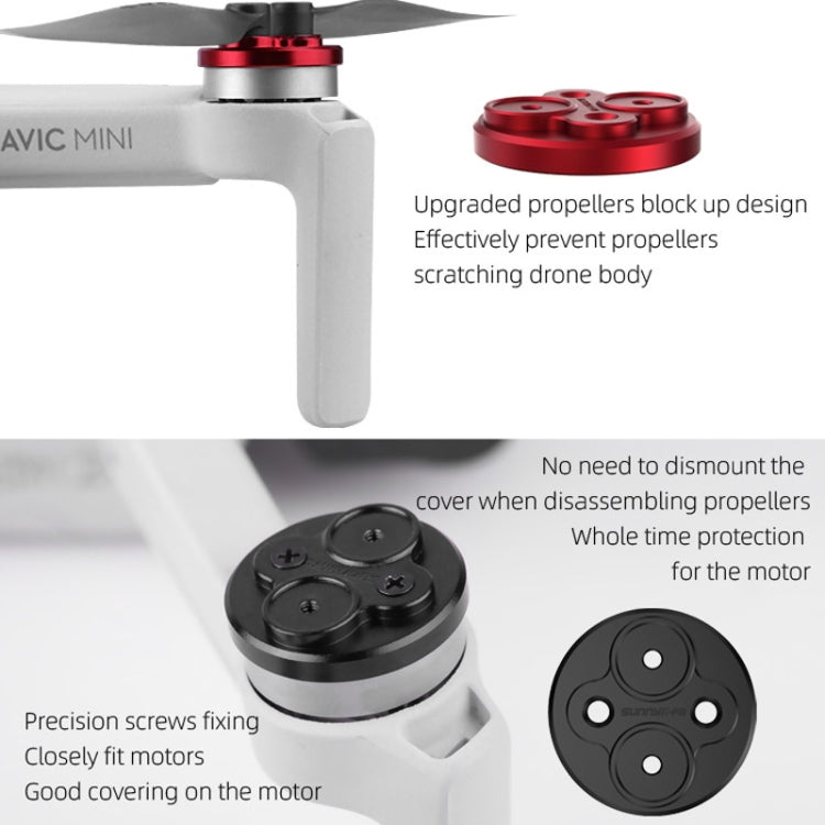 4 PCS Sunnylife Motor Metal Protection Cover for DJI Mavic Mini 1 / Mini 4K / DJI Mini 2 SE