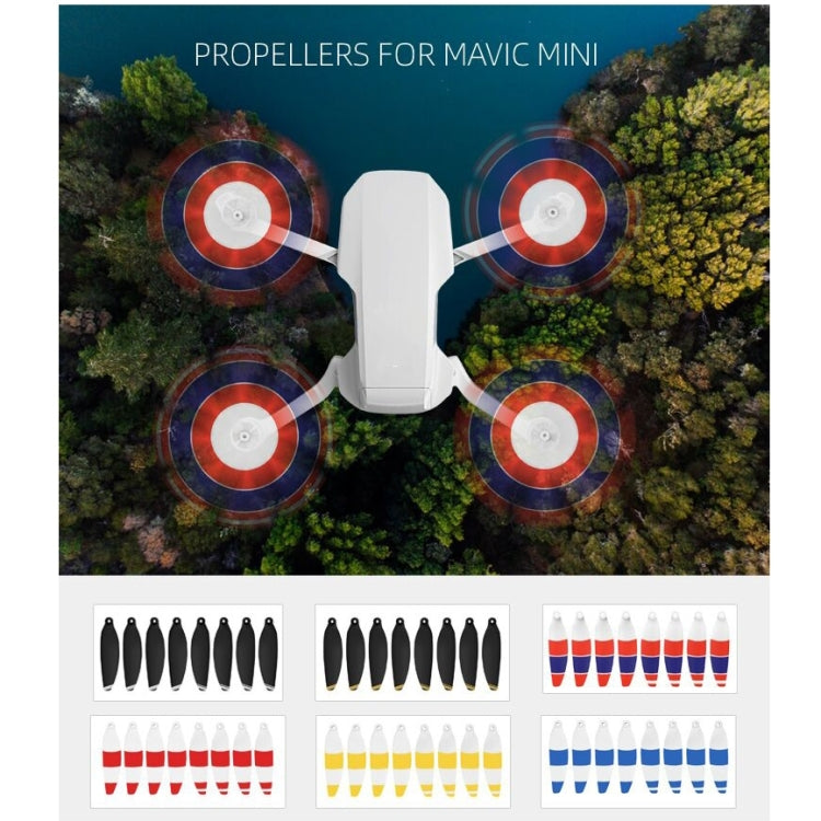 8 PCS/Set Sunnylife 4726F Low Noise Quick-release Wing Propellers for DJI Mini SE / Mini 2 / Mini 2 SE(Gold)