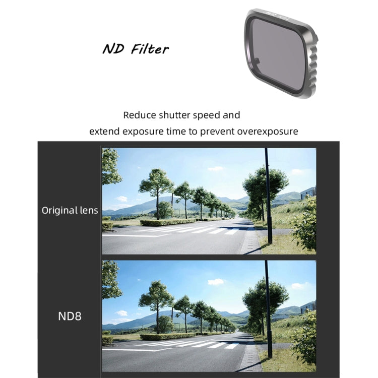 JSR KS ND64 Lens Filter for DJI Air 2S, Aluminum Frame, ND64