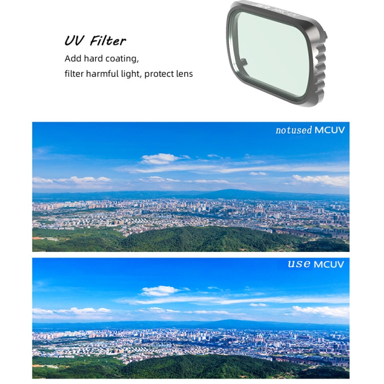 JSR KS MCUV Lens Filter for DJI Air 2S, Aluminum Frame, MCUV
