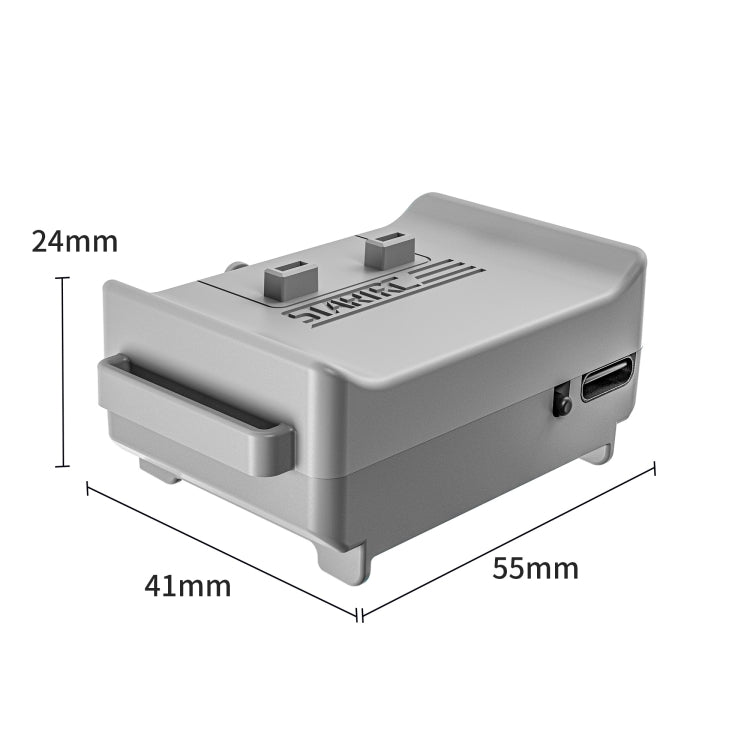 For DJI Mini 4 Pro STARTRC Magnetic Air-Dropping System Thrower Parabolic Bracket (Grey)