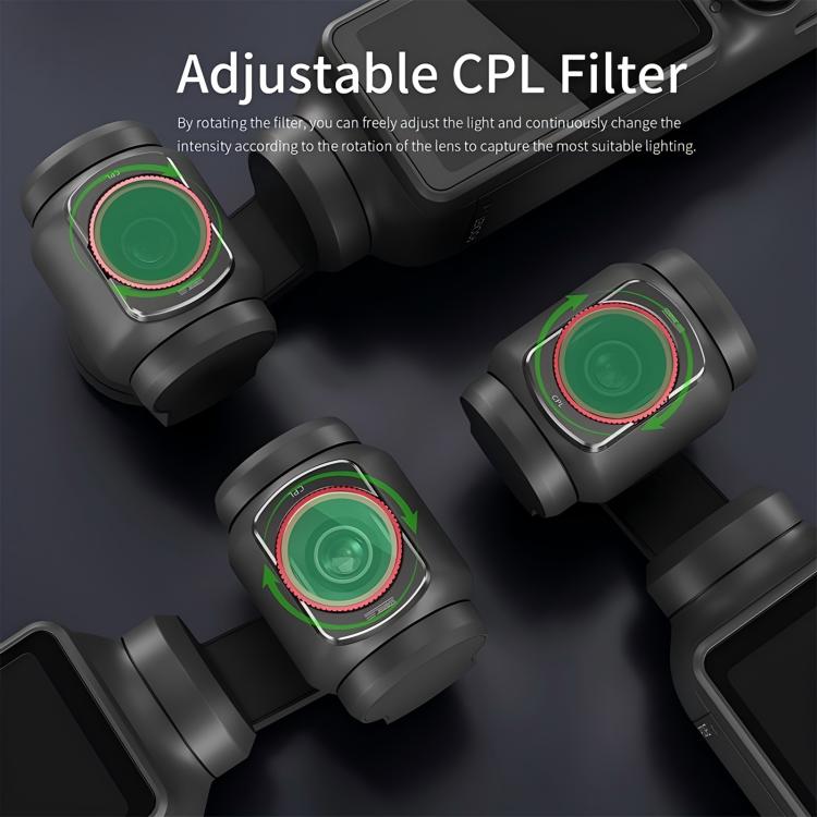 For DJI OSMO Pocket 3 STARTRC CPL Lens Filter, CPL