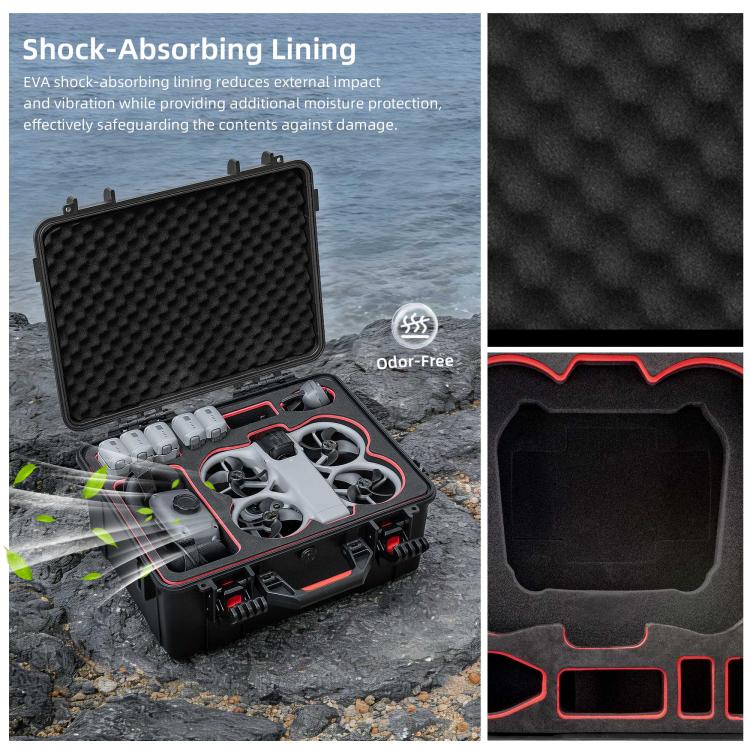 For DJI Avata 360 STARTRC Portable Waterproof Suitcase Motion-Sensing Fly Kit Storage Box, For DJI Avata 360