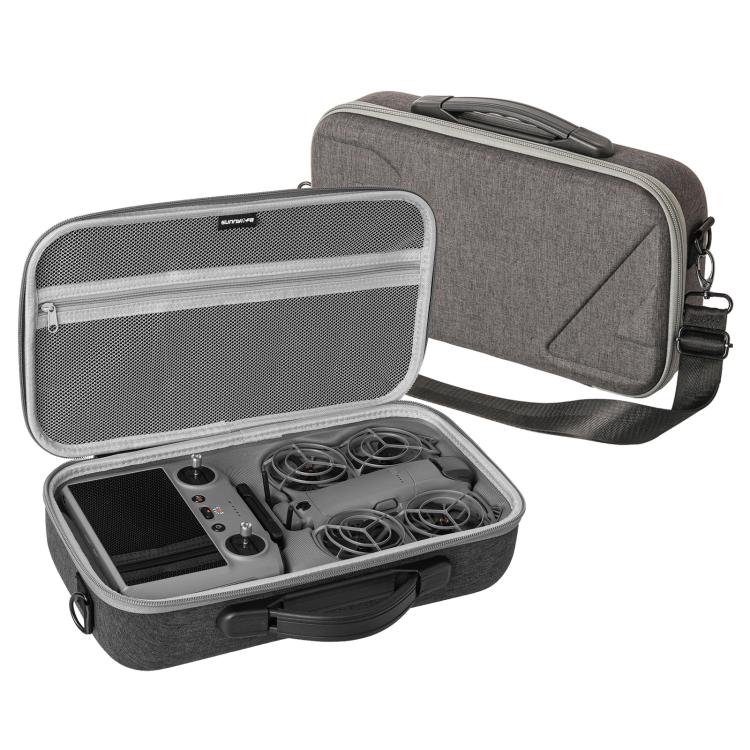 For DJI Neo 2 Sunnylife Portable Carrying Case Combo Shoulder Bag Protective Bag Hard Travel Case, Combo Shoulder Bag