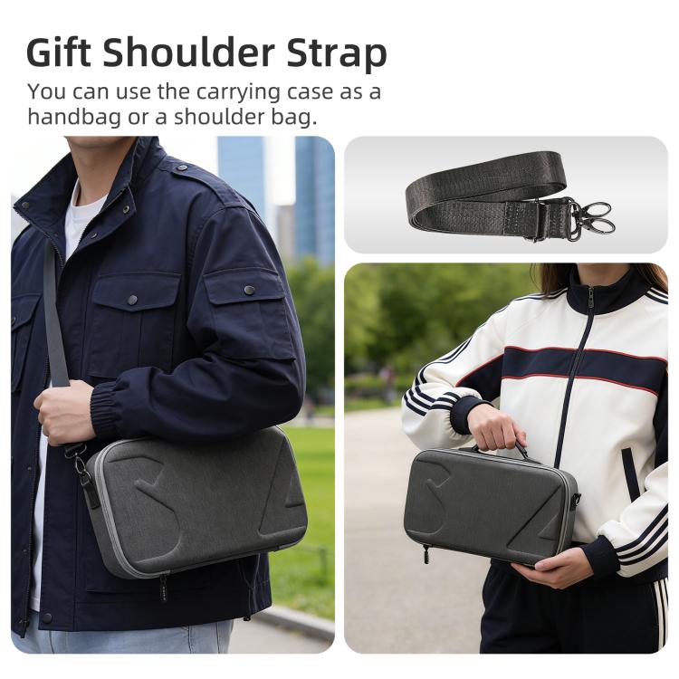 For DJI Neo 2 Sunnylife Portable Carrying Case Combo Shoulder Bag Protective Bag Hard Travel Case, Combo Shoulder Bag