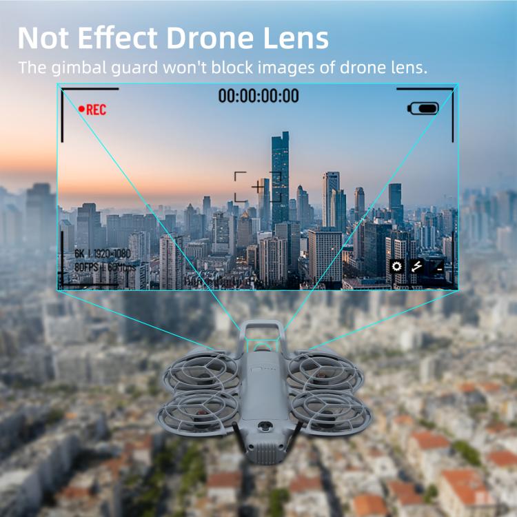For DJI Neo 2 Sunnylife Quick-Release Gimbal Bumper Drone Lens Camera Guard Bar Protector Bump-proof Guard Bracket, For DJI Neo 2