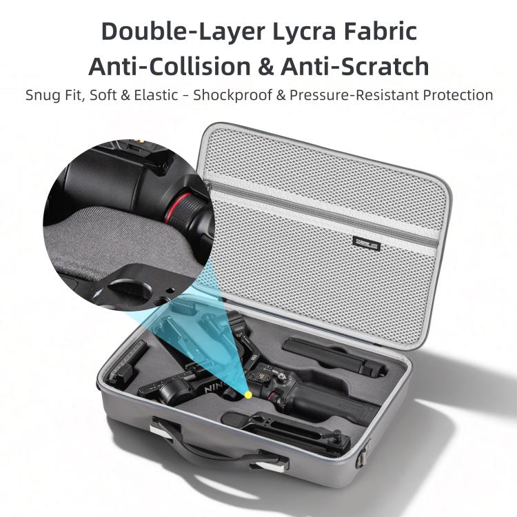 For DJI RS 5 STARTRC Portable PU Storage Bag Box Suitcase, For DJI RS 5