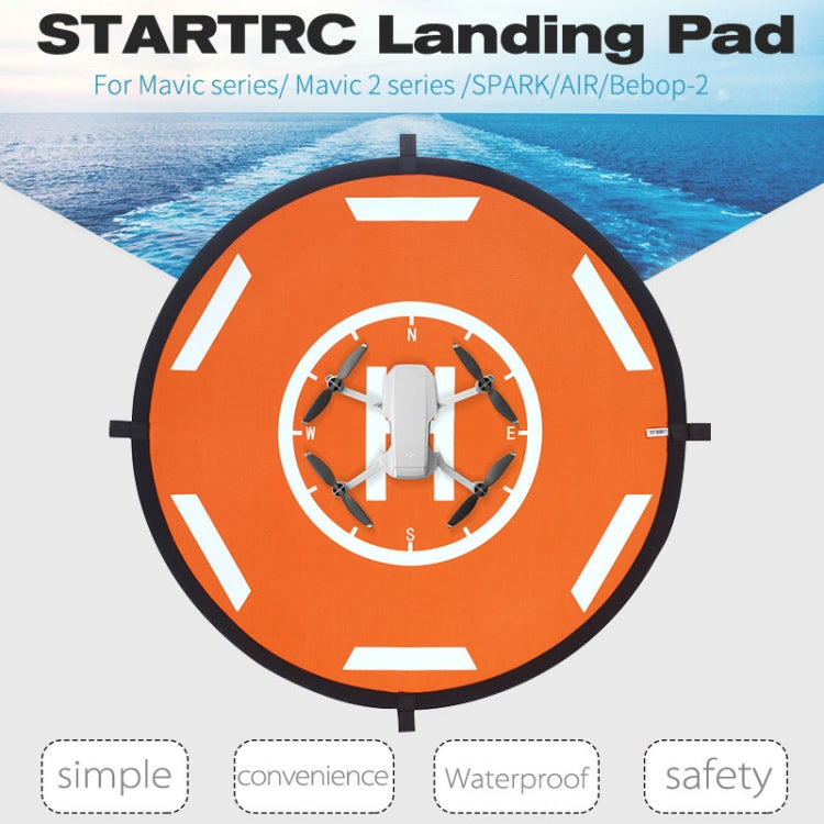 STARTRC RC Drone Quadcopter Portable Parking Apron Fast-fold Landing Parking Pad for DJI Mavic Mini / Mavic Air 2, Diameter: 56cm, Diameter: 56cm
