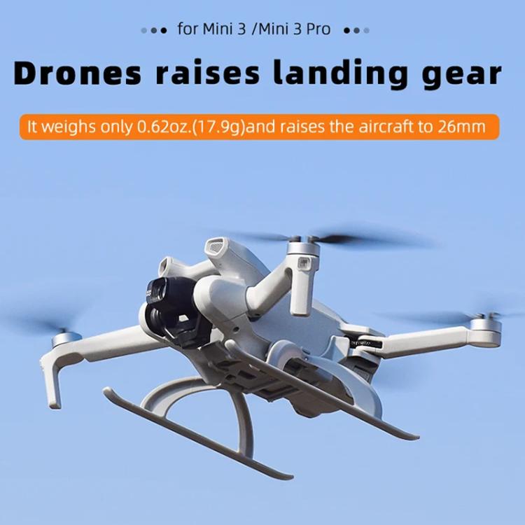 For DJI Mini 3 / 3 Pro BRDRC Folding Heightened Landing Gear Training Rack, For DJI Mini 3 / 3 Pro