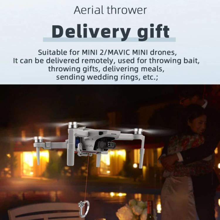 For DJI Mini 2 / Mavic Mini Air-Dropping System Thrower Parabolic, For DJI Mini 2 / Mavic Mini