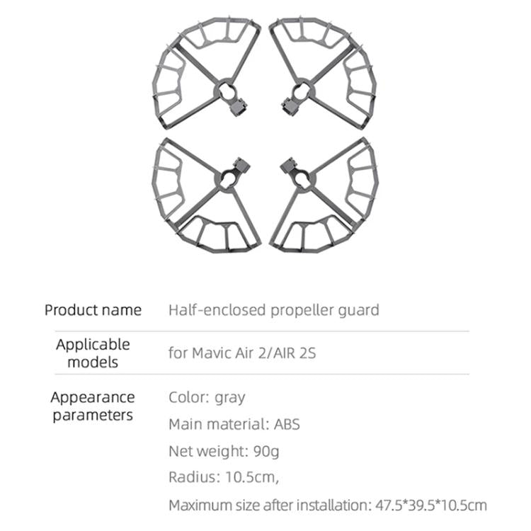 For DJI Air 2S/ Mavic Air 2 BRDRC Drone Propeller Protective Guard Anti-collision Ring, For DJI Air 2S / Mavic Air 2