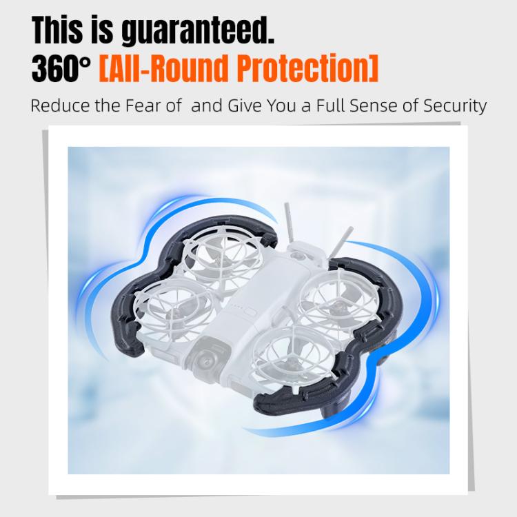 For DJI Neo 2 STARTRC Light Anti-Sink Floating Propeller Guard Bumper, For DJI Neo 2 (Black), For DJI Neo 2 (Orange)