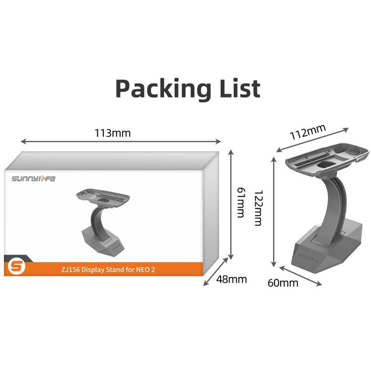 For DJI Neo 2 Sunnylife Desktop Display Stand Drone Mount Exhibition Base Bracket, For DJI Neo 2