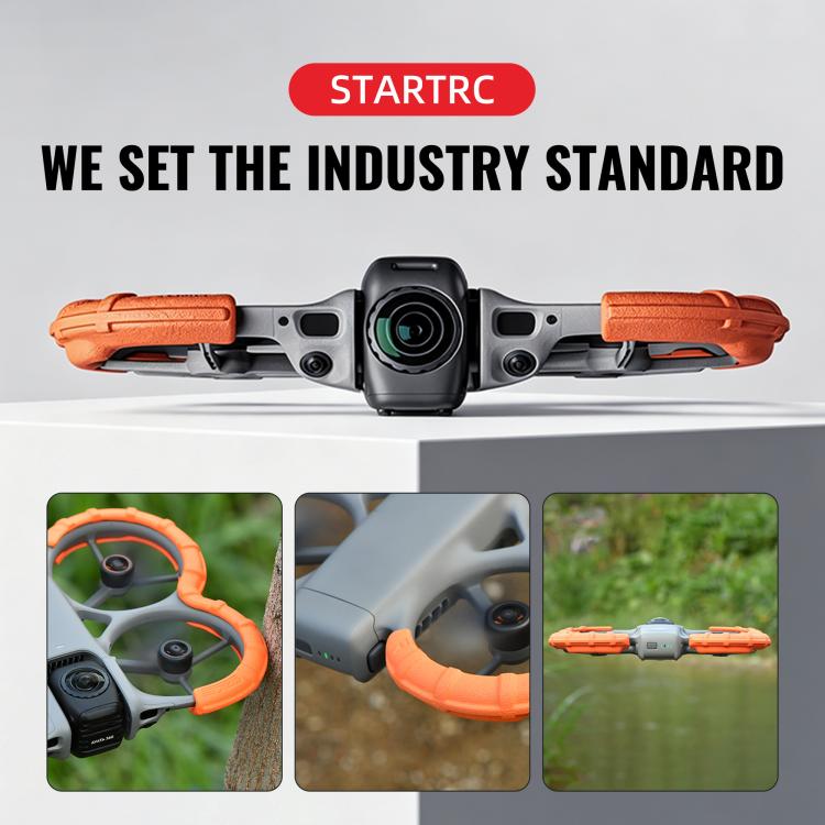 For DJI Avata 360 STARTRC Light Anti-Sink Floating Propeller Guard Bumper, For DJI Avata 360 (Orange)
