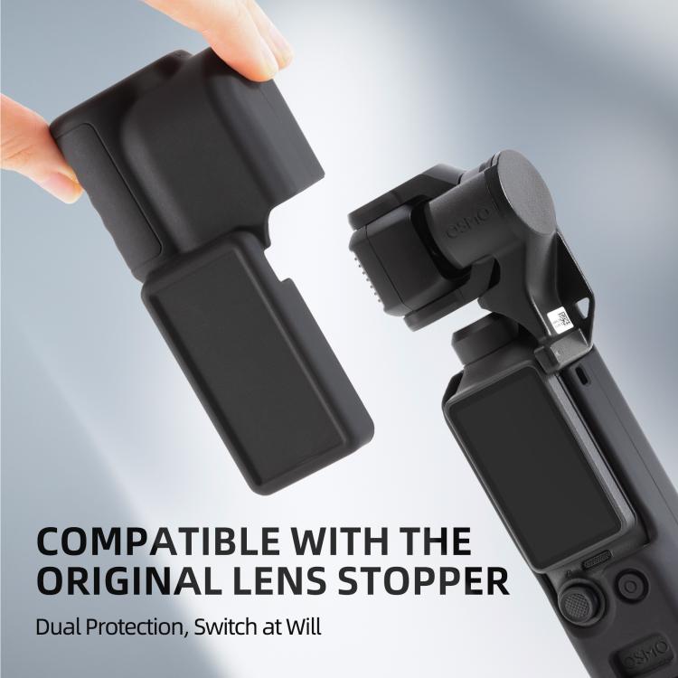 For DJI Osmo Pocket 4 STARTRC 2 in 1 Body Gimbal Lens Silicone Case