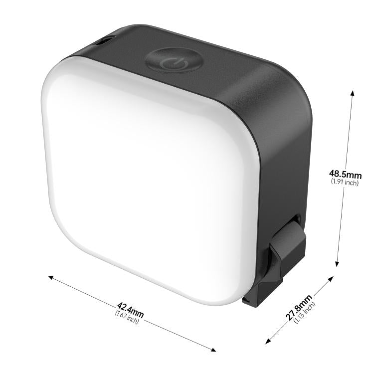 For DJI Osmo Pocket 3 STARTRC Cat Ears Magnetic Three Colors LED Fill Light with Fixed Clamp, For DJI Osmo Action 6 / 5 Pro / 4 / 3