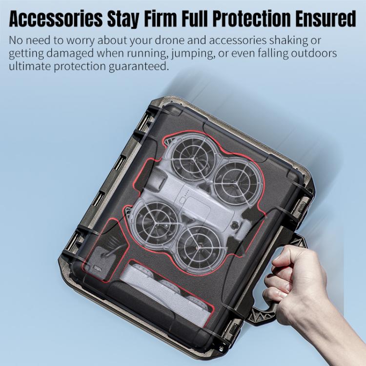 For DJI Neo 2 STARTRC Portable Mini PP Waterproof Explosion-proof Suitcase Storage Box, For DJI Neo 2 Mini Box