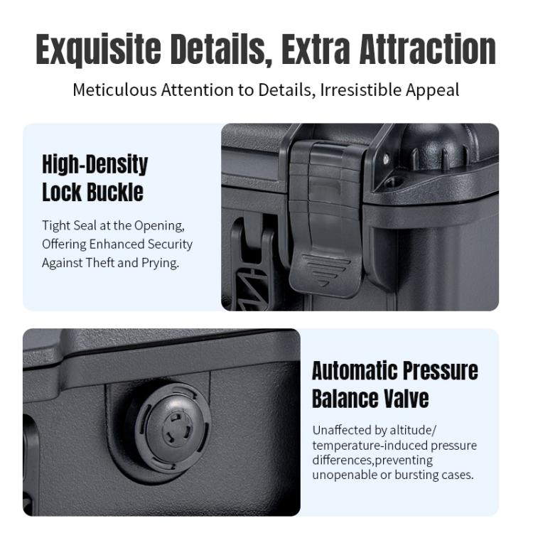 For DJI Neo 2 STARTRC Portable Mini PP Waterproof Explosion-proof Suitcase Storage Box, For DJI Neo 2 Mini Box
