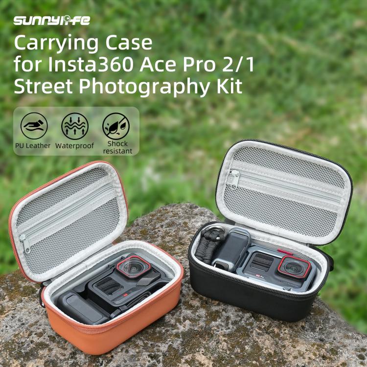 Sunnylife Portable Carrying Case Mini Handbag Storage Bag for Insta360 Ace Pro 2 / 1 Street Photography Kit, For Insta360 Ace Pro 2 / 1 Street Photography Kit