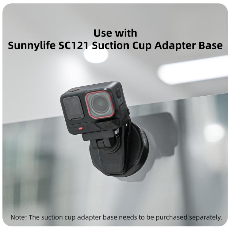 Sunnylife Magnetic Quick-Release Backpack Clip Action Camera Clamp Vertical-Horizontal Mount for Insta360 X4 Air / X5 / Ace / Ace Pro 2 / 1, For Insta360 X4 Air / X5 / Ace / Ace Pro 2 / 1
