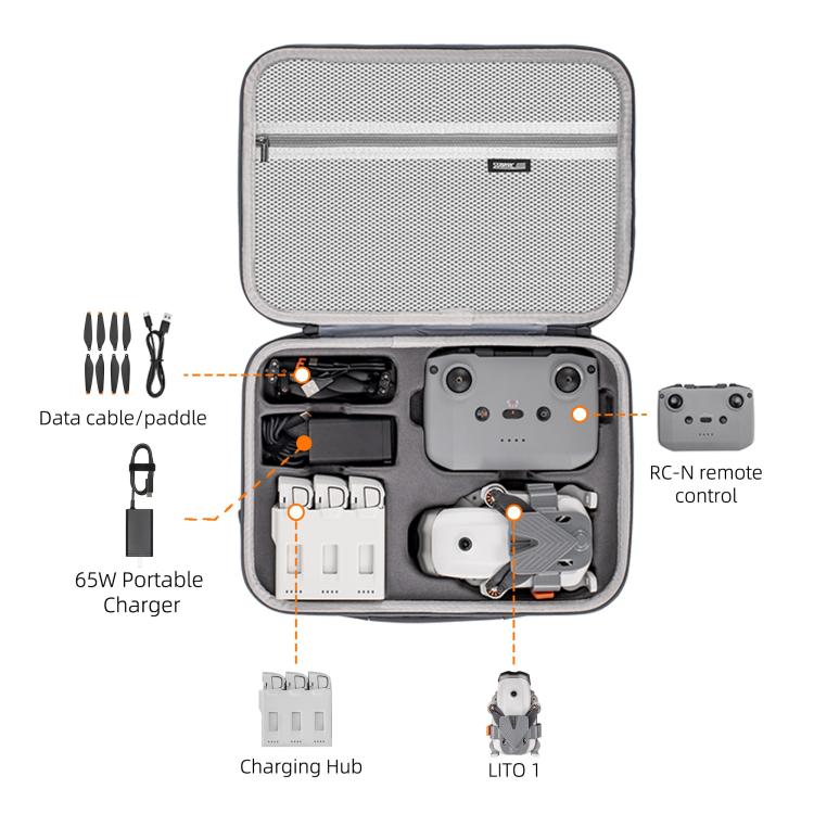For DJI Lito 1 / X1 STARTRC Shoulder Storage Bag Integrated Handbag