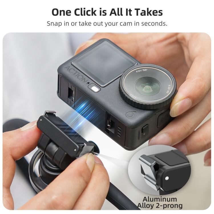 For DJI Osmo Nano / Action 6 Sunnylife Dual-Direction Magnetic Quick-Release Neck Mount Adjustable Selfie Holder with Body Strap, For DJI Osmo Nano / Action 6