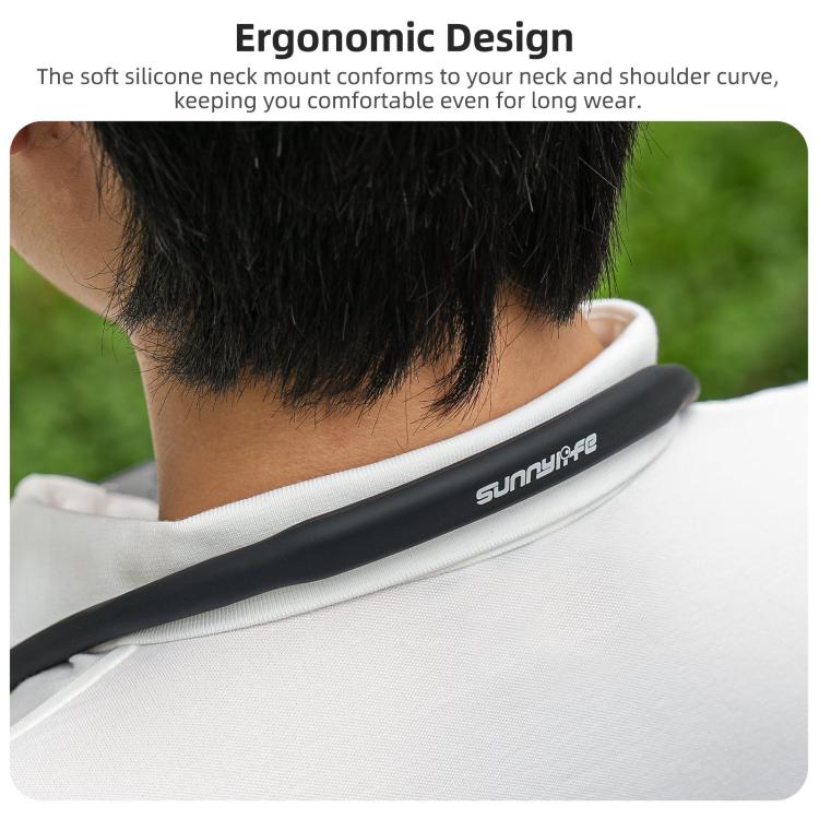 For DJI Osmo Nano / Action 6 Sunnylife Dual-Direction Magnetic Quick-Release Neck Mount Adjustable Selfie Holder with Body Strap, For DJI Osmo Nano / Action 6