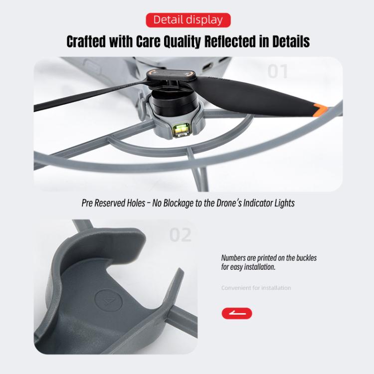 For DJI Mini 5 Pro STARTRC Drone Propeller Protective Guard Anti-collision Ring, For DJI Mini 5 Pro
