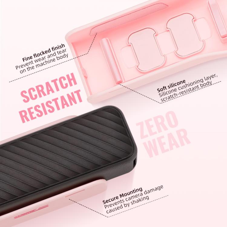 For DJI Osmo Pocket 4 STARTRC Storage Box Protective Case Flip Cover, For DJI Osmo Pocket 4 Pink