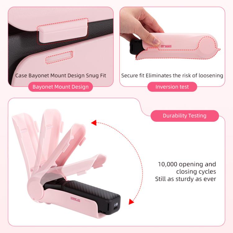For DJI Osmo Pocket 4 STARTRC Storage Box Protective Case Flip Cover, For DJI Osmo Pocket 4 Pink