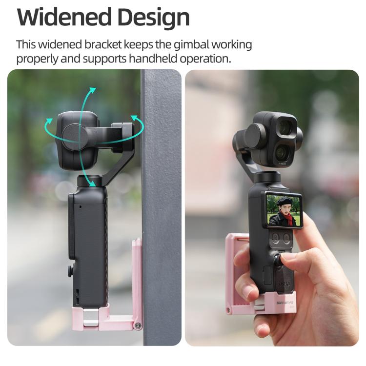 For DJI Osmo Pocket 4P Sunnylife Quick-Release Magnetic Mount Tabletop Base Bracket Angles Adjustable Stand, OP4-ZJ229