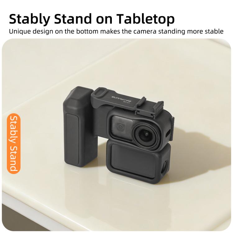 For DJI Osmo Nano Sunnylife Integrated Street Photography Handle Ergonomic Hand Grip Quick Release Shutter Handle, For DJI Osmo Nano