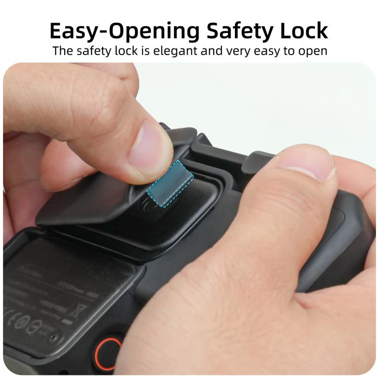 For DJI Osmo Nano Sunnylife Integrated Street Photography Handle Ergonomic Hand Grip Quick Release Shutter Handle, For DJI Osmo Nano