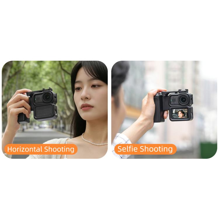 For DJI Osmo Nano Sunnylife Integrated Street Photography Handle Ergonomic Hand Grip Quick Release Shutter Handle, For DJI Osmo Nano