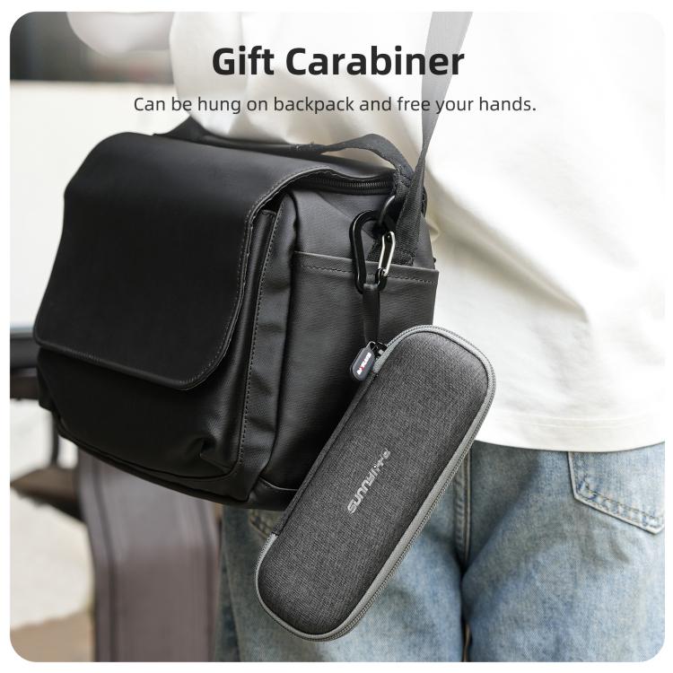 For DJI Osmo Pocket 4 / 3 Sunnylife Mini Carrying Case Handbag Portable Travel Case Protective Organizer Standard Combo Bags, Standard Combo Bags