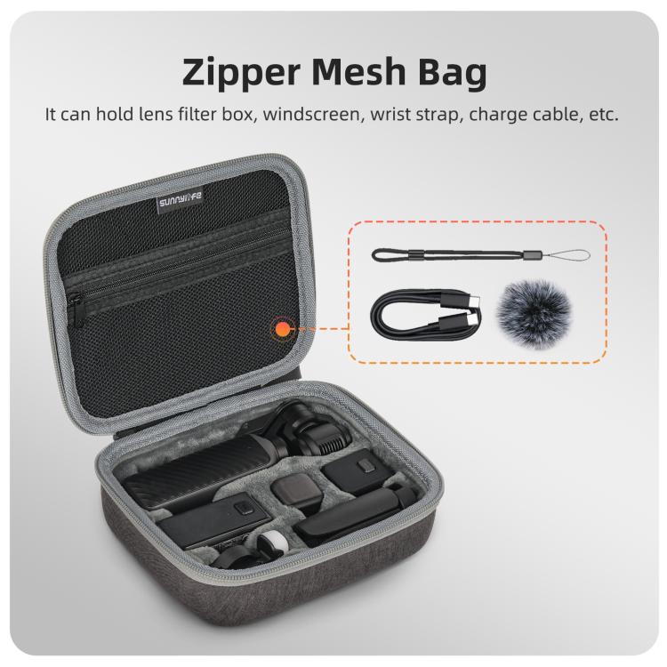 For DJI Osmo Pocket 4 / 3 Sunnylife Mini Carrying Case Handbag Creator Combo Bags, Creator Combo Bag