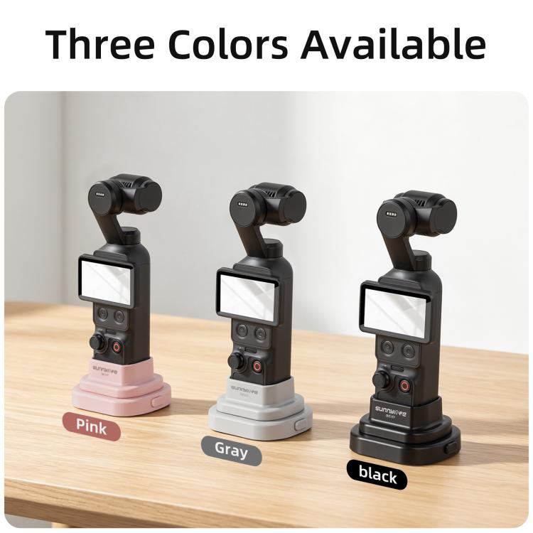 For DJI Osmo Pocket 4 / 3 Sunnylife Detachable Car & Desktop Base Stand Base Desktop Stabilizer Supporting Holder, OP4-DZ157