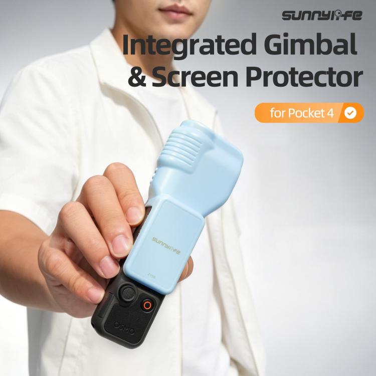 For DJI Osmo Pocket 4 Sunnylife Colorful Gimbal Cover Camera Protector Screen Guard Shield