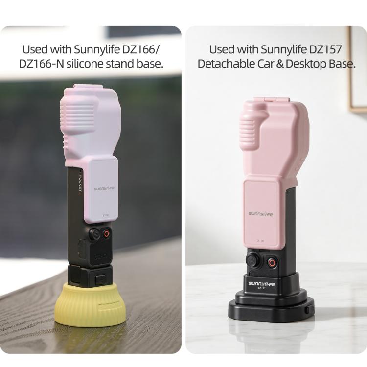 For DJI Osmo Pocket 4 Sunnylife Colorful Gimbal Cover Camera Protector Screen Guard Shield