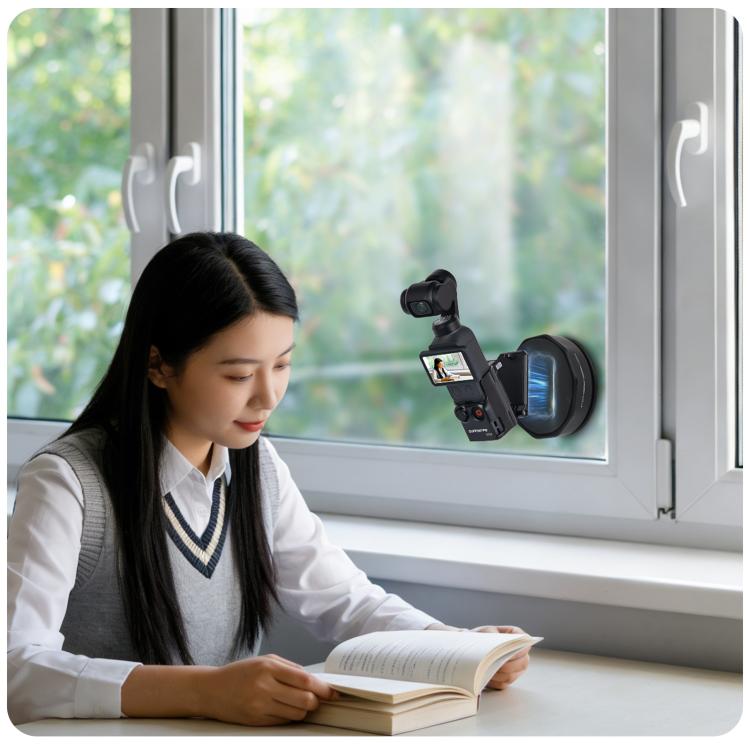 For DJI Osmo Pocket 4 / 3 Sunnylife Multifunctional Magnetic Mount Tabletop Base Bracket Angles Adjustable Stand, OP4-ZJ152