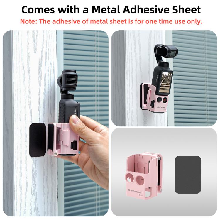 For DJI Osmo Pocket 4 / 3 Sunnylife Multifunctional Magnetic Mount Tabletop Base Bracket Angles Adjustable Stand, OP4-ZJ152