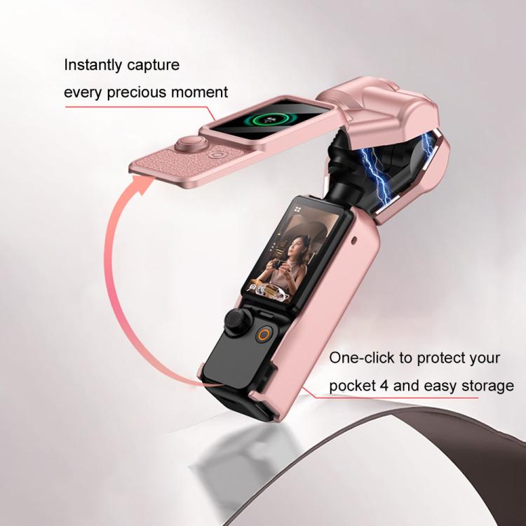 For DJI OSMO Pocket 4 GKK Gimbal Cover Camera Protector Screen Body Magnetic Full Cover, For DJI OSMO Pocket 4