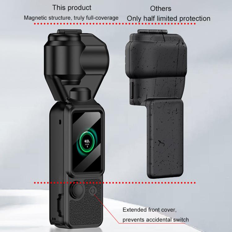 For DJI OSMO Pocket 4 GKK Gimbal Cover Camera Protector Screen Body Magnetic Full Cover, For DJI OSMO Pocket 4